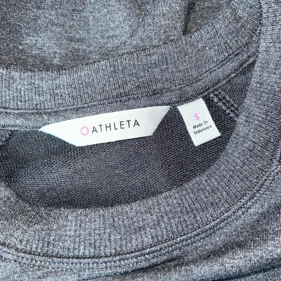 Athleta Gray Long Sleeve Tunic Dress - Picture 6 of 7